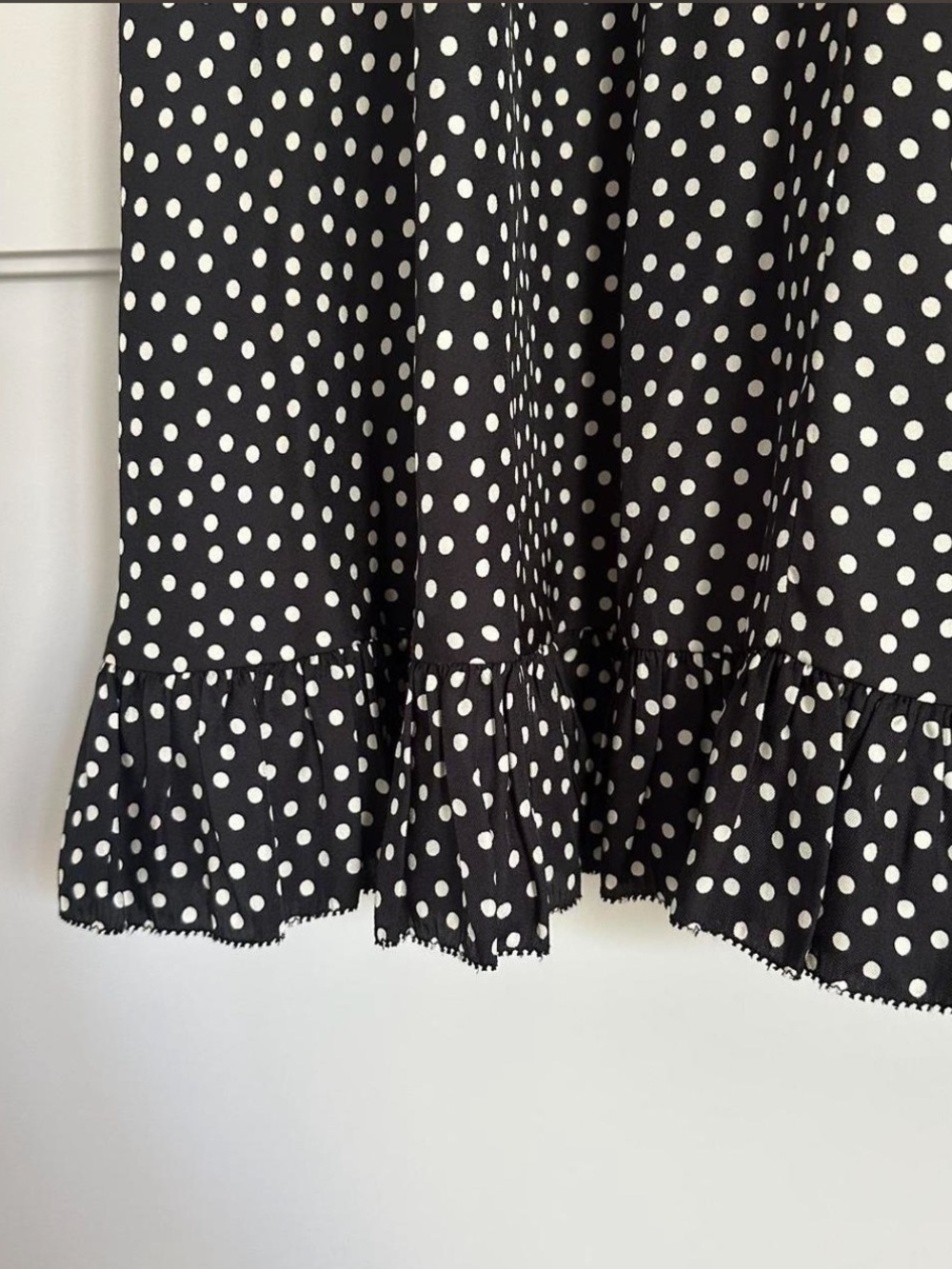 Doen Rosaria Dress Black Polka Dot Small - Picture 6 of 7